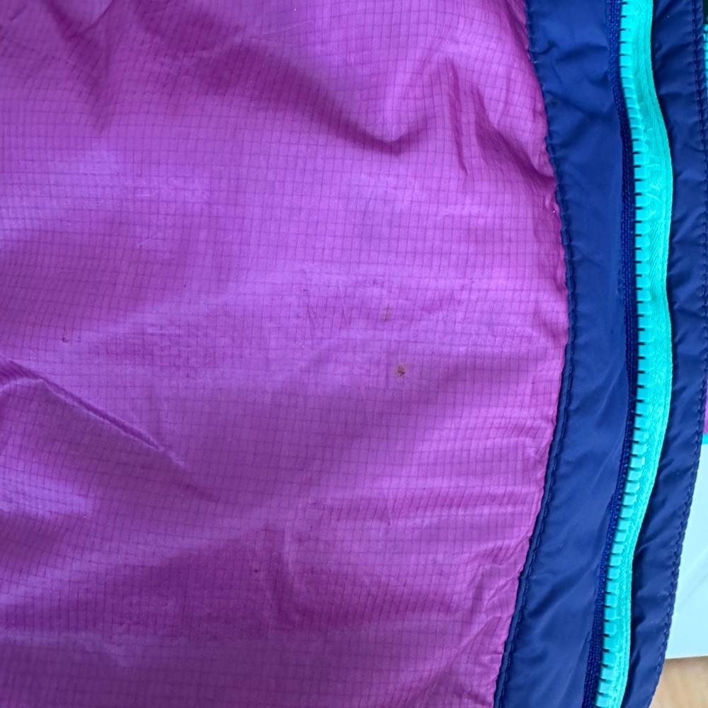La Sportiva Womens Vibrant Purple and Navy Puffer Jacket - Picture 4 of 4